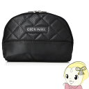 【7/25は期間限定クーポン発行】【在庫処分】セシルマクビー CECIL McBEE STYLISH POUCH SERIES ラウンドポーチ ブラックキルト CM121058-BK【/srm】