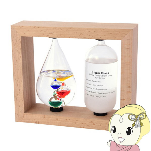 【在庫あり】茶谷産業 FUN SCIENCE 温度計＆ストームグラス 333-272【/srm】