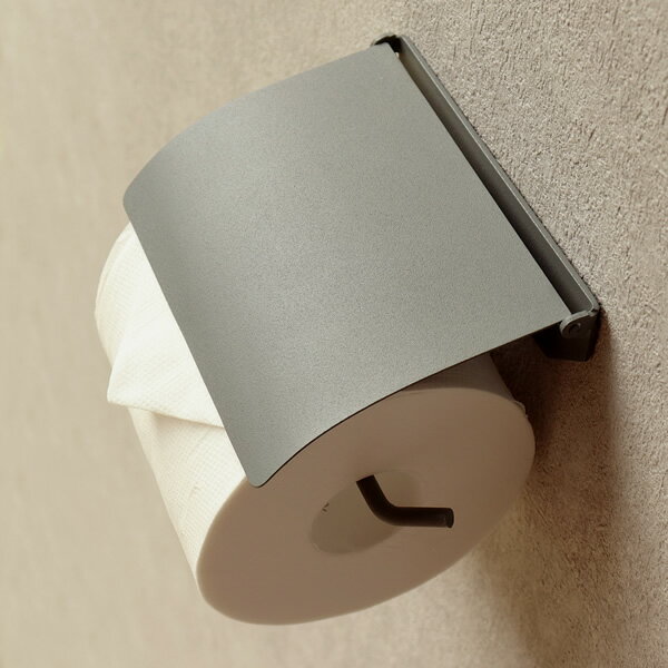 トイレットペーパーホルダー【メーカー直送】 アイアン [Tpby(トビー)] シングル(ライトグレー) おしゃれ MOJYU PH-027