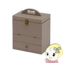 【5/1限定エントリーで当店全品最大P7倍】コスメボックス【メーカー直送】MUD-6740 チャコールグレー 化粧箱 三面鏡付き 萩原 ハギハラ【/srm】