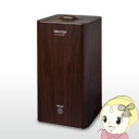 【4/18限定 ダイヤモンド会員はエントリーで当店全品最大P8倍】加湿器 超音波式 テクノス 1.0L 木目調 ダークブラウン EL-C016-DB 小型 コン...