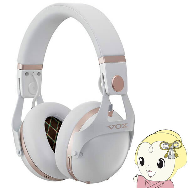 【あす楽】【在庫処分】ヘッドホン VOX HEADPHONES ホワイト/ピンク・ゴールド VH-Q1-WH【/srm】