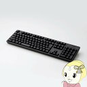 【5/1限定エントリーで当店全品最大P7倍】エレコム Bluetoothフルキーボード メンブレン式 スタンド付き マルチペアリング対応 ブラック TK-FBM...