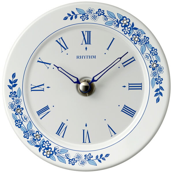 【12/1限定エントリーで当店全品最大P7倍】置き時計 掛け時計 兼用 有田焼 飾り時計 リズム RHYTHM【/srm】 [2]