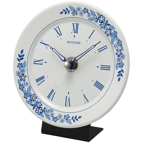 【12/1限定エントリーで当店全品最大P7倍】置き時計 掛け時計 兼用 有田焼 飾り時計 リズム RHYTHM【/srm】 [3]