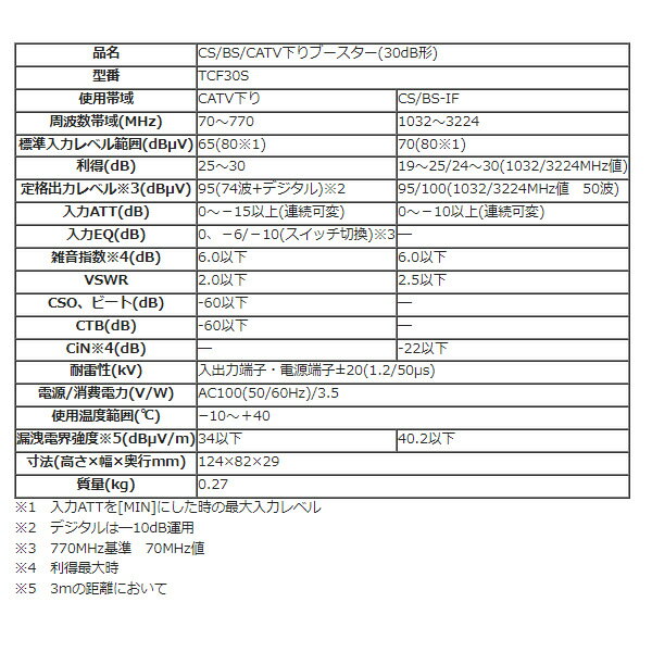 ��2/15�ϴ��ָ��ꥯ���ݥ�ȯ�ԡۥ���ƥ� CS/BS��CATV����֡������� 30dB�� ����� 2K��4K��8K�б� DX����ƥ� TCF30S��/srm��