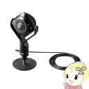 【6/1は複数エントリーで当店全品最大P11倍】Webカメラ サンワサプライ スピーカー内蔵360度Webカメラ スピーカー搭載 CMS-V71BK【/srm】