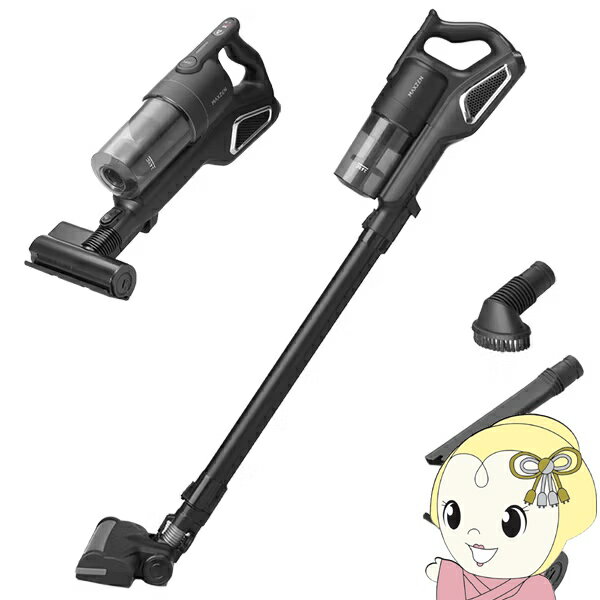 【メーカー直送】サイクロン式コードレススティッククリーナー MAXZEN マクスゼン ブラック JC30SM01-BK【/srm】