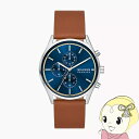 【あす楽】【在庫僅少】SKAGEN（スカーゲン） 腕時計「Holst Chronograph」 クロノグラフ レザーバンド SKW6916【/srm】