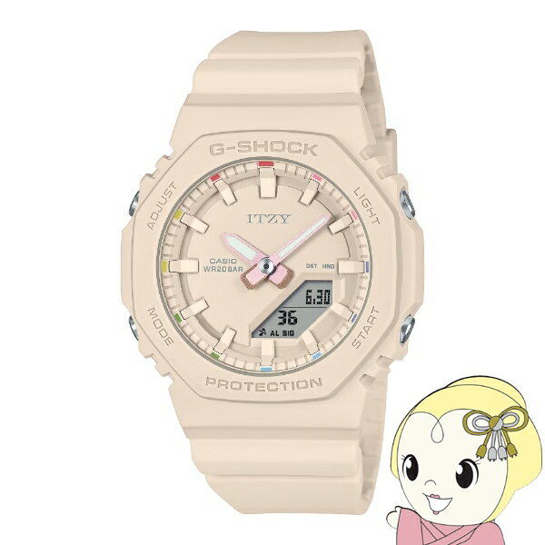 カシオ G-SHOCK 腕時計（レディース） 【あす楽】【在庫僅少】カシオ CASIO 腕時計 G-SHOCK WOMEN アナデジ 「ITZY」コラボレーションモデル GMA-P2100IT-4AJR ピンクベージュ レディースウォッチ 小型【/srm】