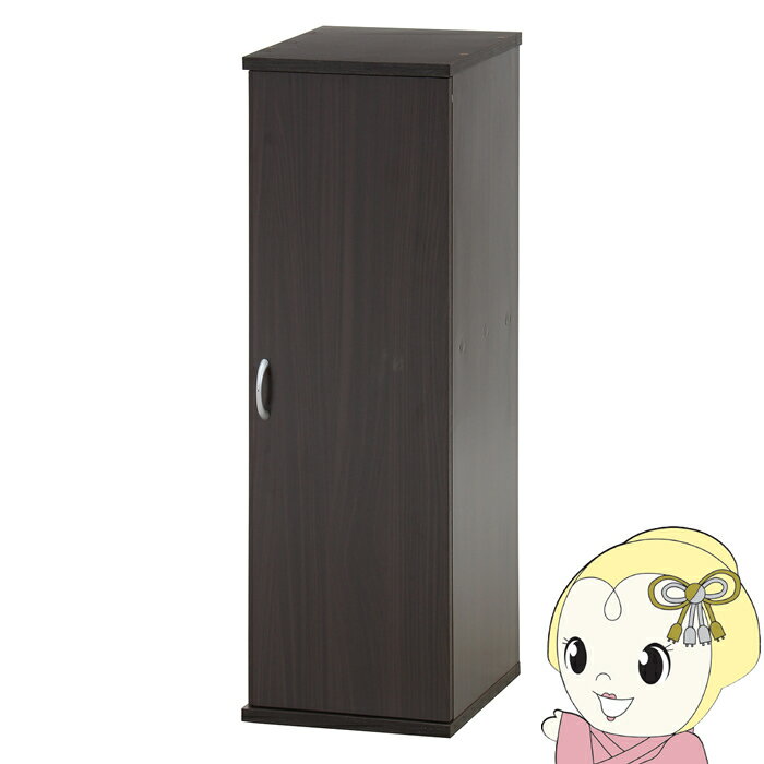 下駄箱 スリムシューズボックス ブラウン 可動棚 玄関収納 靴箱 不二貿易【/srm】