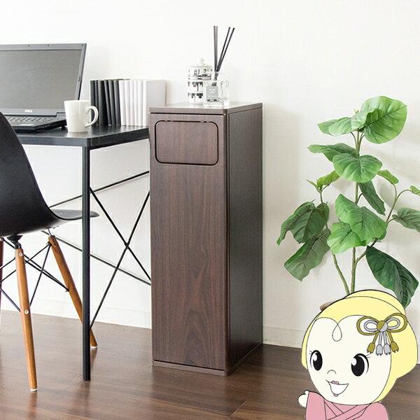 ダストボックス エンプロー スリムタイプ ニオイ漏れを防ぐプッシュ式 ごみ箱 45L DB-800 ふた付き ブ..