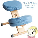 【7/15は期間限定クーポン発行】プロポーションチェア用替えカバー 本体別売り 3枚セット(座面と膝用大・小) ライトブルー