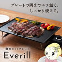 【7/18限定 ダイヤモンド会員ならエントリーで当店全品最大P8倍】薄型ホットプレート THANKO サンコー Everill エヴリル HPLT24HBK【/srm】