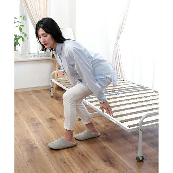 【3/1はエントリーで当店全品最大P7倍】すのこベッド 折りたたみスノコベッド ナチュラル 谷村実業 Vita シングル 折りたたみベッド コンパクト VT-005-01-NA【/srm】