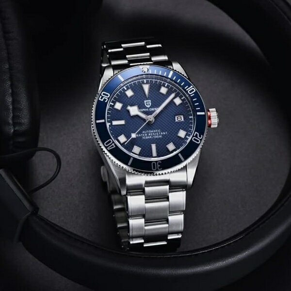 【3/1はエントリーで当店全品最大P7倍】腕時計 メンズ PAGANI DESIGN PD-1671 自動巻き ブルー 42mm 日付表示 10気圧防水 自動巻き パガーニデザイン【/srm】