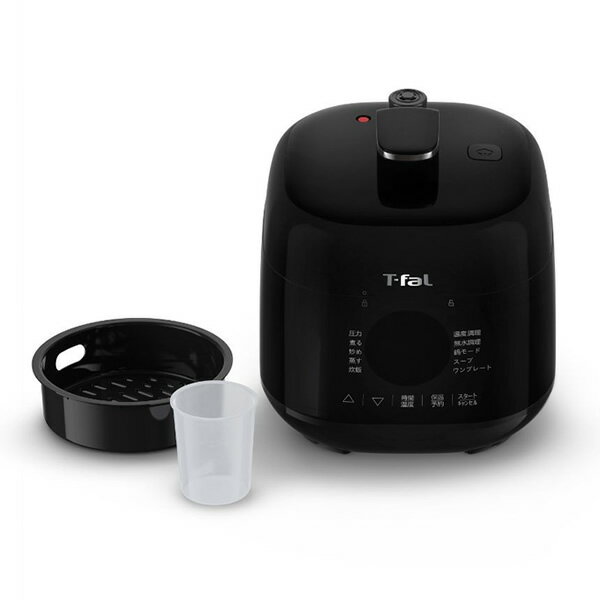 【2/1限定エントリーで当店全品最大P7倍】T-FAL ティファール ラクラ・クッカー ミニ 電気圧力鍋 ブラック CY3408JP【/srm】