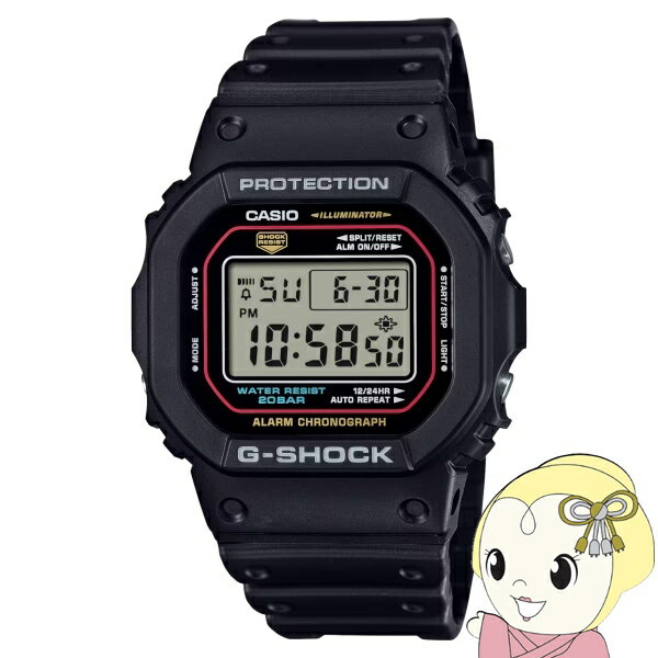 樂天商城 - 腕時計 G-SHOCK アイコニックスタイルズ 初代カラーモデル DW-5600RL-1JF メンズ 電池式 デジタル スクエア 樹脂バンド 国内正規品 カシオ【/srm】