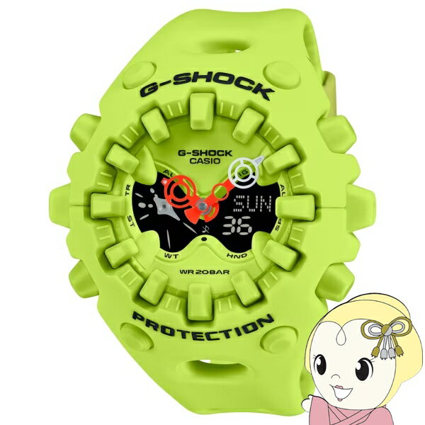 G-SHOCK - 【5/25は期間限定クーポン発行】腕時計 G-SHOCK GA-V01 ネオンイエロー GA-V01-9AJF メンズ 電池式 アナデジ 樹脂バンド 国内正規品 カシオ【/srm】