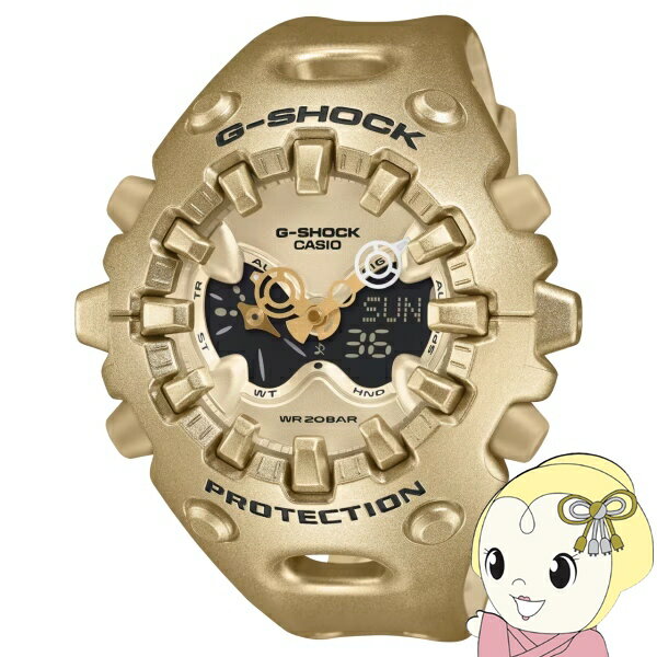 【6/5は期間限定クーポン発行】腕時計 G-SHOCK GA-V01 ゴールド GA-V01A-9AJF メンズ 電池式 アナデジ 樹脂バンド 反転液晶 国内正規品 カシオ【/srm】