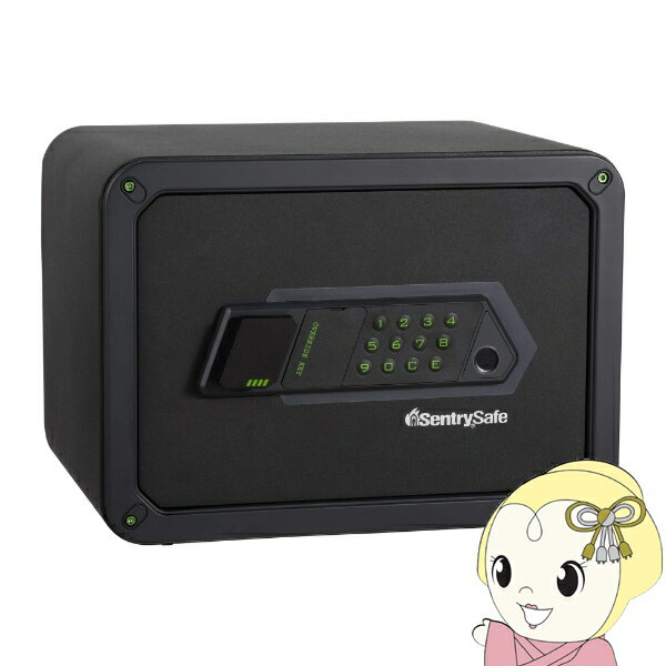 金庫 セントリー日本 Sentry 指紋認証/テンキー式 約17L 約9kg B5 マットブラック JV1-25FP
