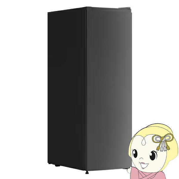 冷凍庫【メーカー直送】スリム冷凍庫 93L 右開き 自動霜取り 幅36cm ブラック JF93HD01BK【/srm】