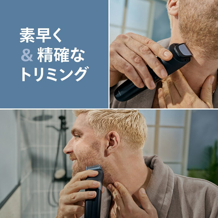 ヒゲトリマー Philips フィリップス Philips Beard Trimmer 3000 Series グロスブ...