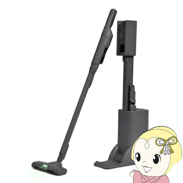 Rakuten - [予約]掃除機 コードレス スティッククリーナー ダストステーション 1.15kg ベルソス VS-6840DBK アッシュグレー【/srm】