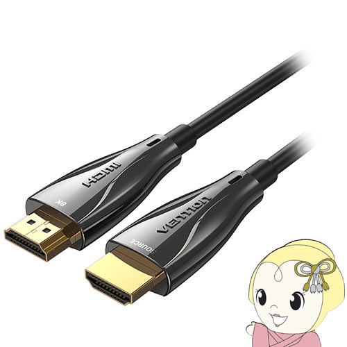 ■　VENTION(ベンション)　■VENTION 業務用 オプティカルHDMI Male to Male HDケーブル 8K対応 30m亜鉛合金タイプ HDCP対応 ブラック AL-1604◆　主な特長　◆◆　主な仕様　◆ブランド:VENTIONカラー:ブラックバージョン:HDMI2.1(10m〜100m)電気メッキ加工:金メッキ解像度:1080P@160Hz / 2K@144Hz4K@120Hz / 8K@60Hz伝送スピード:48Gbpsコンダクター:錫引き銅+光ファイバーシェル:亜鉛合金チップ:電気から光への変換チップシールド:アルミホイルジャケット:PVCAWG:30AWG+28AWG+26AWGOD:4.5mm長さ:30mパッケージ:カラーボックス(1m-40m)簡易商品仕様カラー：ブラックシリーズ名：-ブランド名：VENTION|ベンションメーカー型番：AL-1604ケーブル長さ：30mブランド名（カナ）：ベンション
