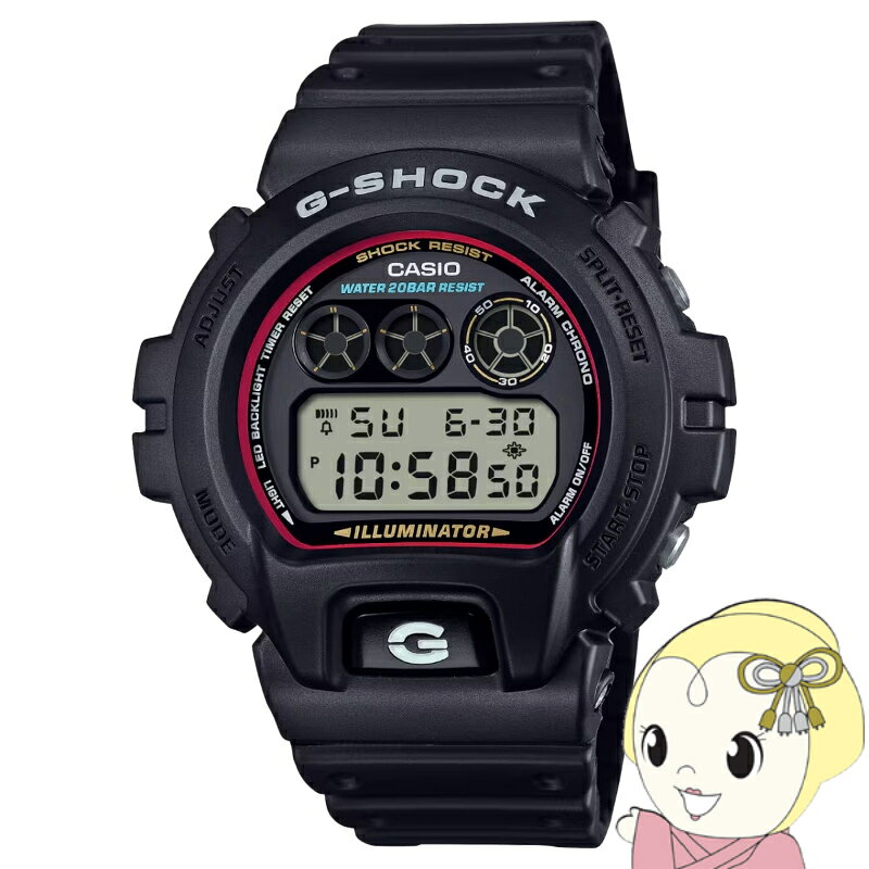 腕時計 G-SHOCK 6900シリーズ 20気圧防水 デジタル 樹脂バンド ブラック CASIO カシオ DW-6900RL-1JF【/srm】