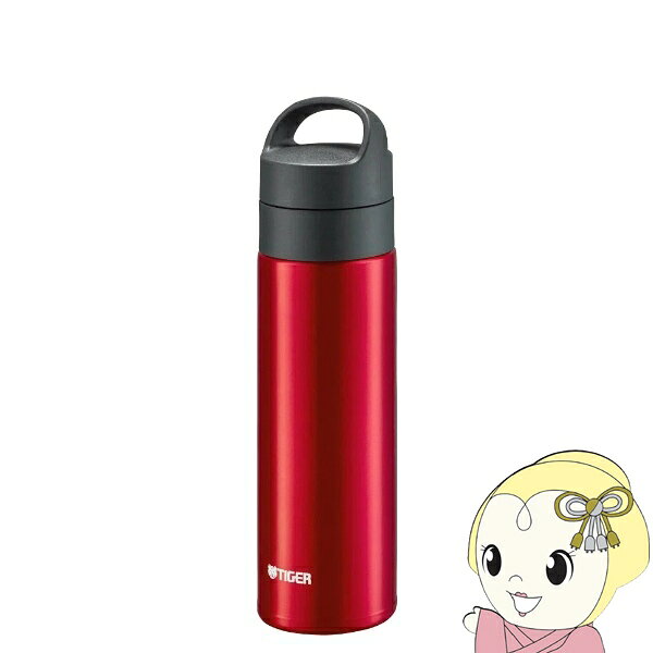 タイガー 真空断熱炭酸ボトル 0.48L 480ml クリアーレッド 保温 保冷 炭酸 MKB-T481RB【/srm】