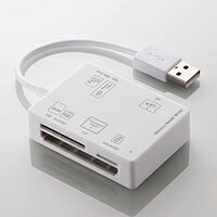 【お買い物マラソン中はエントリーで当店全品最大P7倍】エレコム 56+2メディア対応メモリリーダライタ MR-A012WH 【お買い物マラソン中はエントリーで当店全品最大P7倍】エレコム 56+2メディア対応メモリリーダライタ MR-A012WH