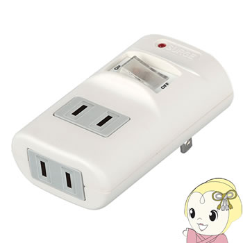 Rakuten - BSTAPD03WH バッファロー 2分配タップ　集中スイッチ 雷サージ防止付き