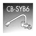 ■　パナソニック　■ 食器洗い乾燥機用分岐栓 【CB-SYB6】 ◆　主な仕様　◆ ご使用の水栓によりご使用いただけない場合もございますので、ご使用の水栓のメーカーと型式をご確認の上ご購入ください。※取り付け後約108mm高くなります （注！)離島など特殊な地域への発送の場合 別途追加送料が必要になります。