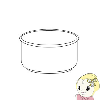 2343800306 シャープ ジャー炊飯器 3合用 内ナベ