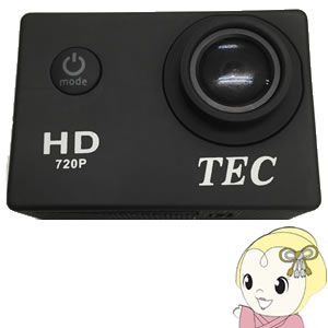 【エントリーでP5倍 1/28 10:00~1/31 23:59迄】テック 2.0型液晶搭載HDアクションカメラ TECACAMHD