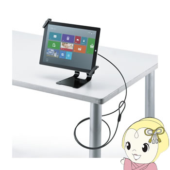 【9/18限定 ダイヤモンド会員はエントリーで当店全品最大P8倍】SLE-31STB13BK サンワサプライ タブレット汎用セキュリティ10〜13インチ対応 eセキュリティ【/srm】