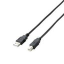 【8/10限定クーポン発行】ELECOM エレコム 5.0m EU RoHS指令準拠エコUSB2.0ケーブル A-Bタイプ U2C-JB50BK