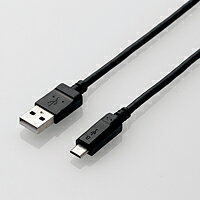 【5/25は期間限定クーポン発行】エレコム 2A対応microUSBケーブル MPA-AMB2U20BK