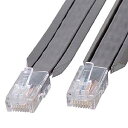 【5/10は期間限定クーポン発行】KB-CP5-10 サンワサプライ アンダーカーペットLANケーブル グレー・10m