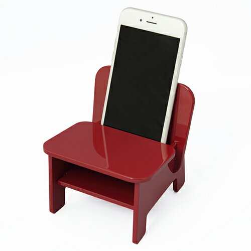 【SPEAKER CHAIR chair type - Premium（プレーン）】漆器 漆 和風 スピーカーチェアー 電源いらず ノン電源 iPhone スピーカー 携帯置き インテリア雑貨 iPhone5 iPhone5s iPhone6 iPhone6s iPhone7 ギフト プレゼント