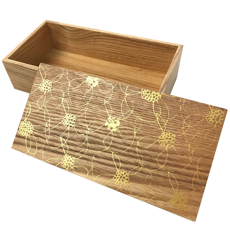 【一段弁当 (Flower garden) 700ml 】日本製 木製 国産材使用 タモ材 一段 弁当箱 軽い 丈夫 大人 お花見 ピクニック 遠足 運動会 日...