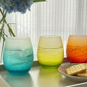 Utakata グラス ガラス 夏 おしゃれ レトロ 単品 海 波 白波 夕暮れ ガラス 贈答品 プレゼント ギフト 父の日 母の日 敬老の日 誕生日 紀州漆器...