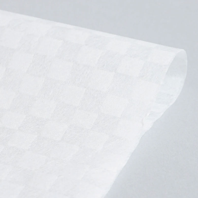 日本製 和紙 市松レース | 市松模様 薄紙 包装紙 包み紙 インナーラップ ラッピング ギフト アパレル 食品包装 透け感 土佐和紙