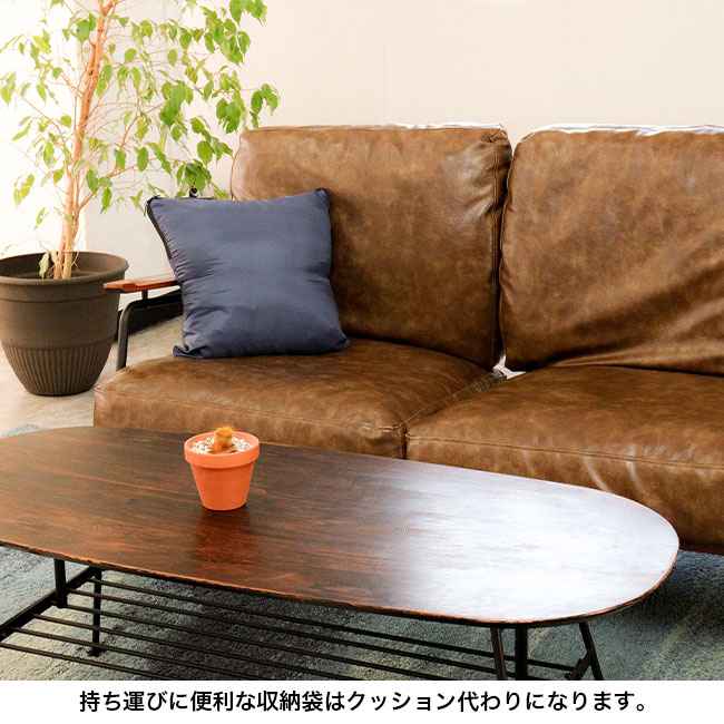 ＼特典あり／洗えるクッション寝袋 ストライプ　QT-537　1978058[寝袋 洗える 洗濯機 車中泊グッズ キャンプ用品 キャンプグッズ コンパクト 軽量 アウトドア用品 シュラフ シェラフ ねぶくろ お昼寝マット 大人 クッション 防災グッズ 防災 収納袋付き] uruza-10063281 URUZA(ウルザ) サンプル画像3