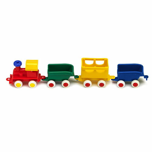VIKINGTOYS バイキングトイズ ミニチュビーズトレインセット 156017[プラスチック おもちゃ 汽車 列車 乗り物 セット 洗える 玩具 男の子 ベビー キッズ 出産祝い 誕生日 クリスマス プレゼント ギフト 人気 おすすめ 砂場 水場 遊び 入園祝い プチギフト] 即納 2