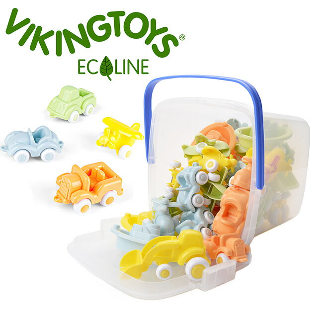 ＼レビュー特典あり／VIKINGTOYS バイキングトイズ エコライン ミニチュビーズ バケツセット30個入 156520