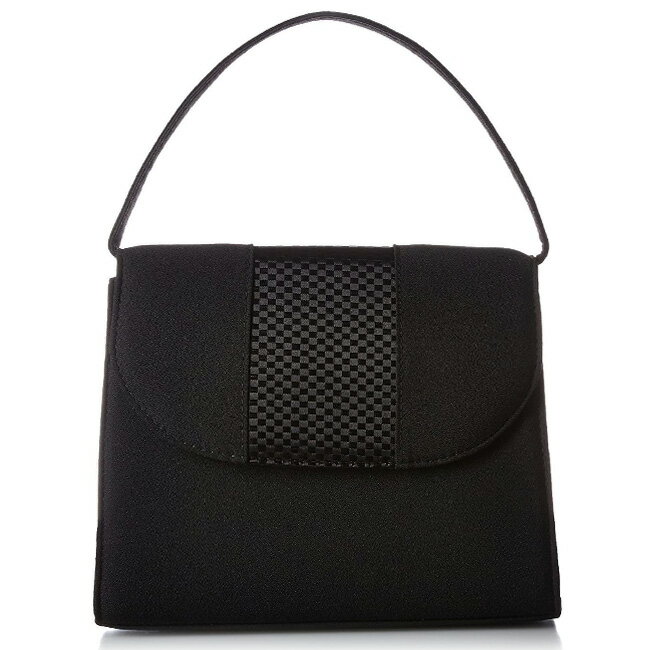 ＼特典あり／YUMI KATSURA 桂由美 ブラックフォーマルバッグ YKRE005[冠婚葬祭 ブラックフォーマルバッグ 大きめ フォーマル 礼装 手提げ バッグ 黒 ブラック ハンドバッグ レディース 結婚式 パーティ 授業参観 入学式 入園式 葬祭 慶弔 お葬式 葬儀] 即納 2