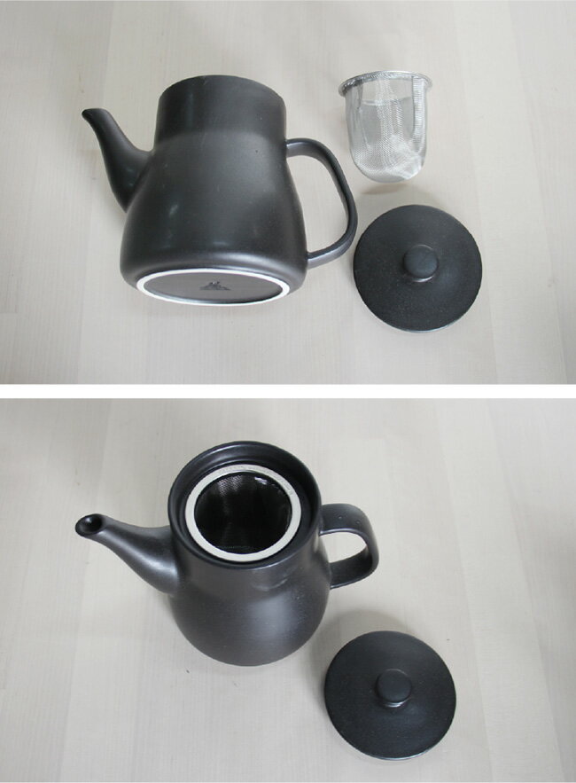 ＼特典あり／かもしか道具店 ポット 500ml 茶こし付き[ティーポット お茶 紅茶 ティータイム リラックス 休憩 おしゃれ 北欧 セット かわいい シンプル 陶器 半磁器 食洗器 食洗機 対応 電子レンジ対応 レンジ 食洗機対応 レトロ カラフル 日本製 国産] 1-2W