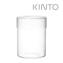 KINTO キントー SCHALE ガラスケース 800ml クリア[ガラス 保存容器 キャニスター 浅型 ガラスキャニスター おしゃれ キッチン インテリア ...